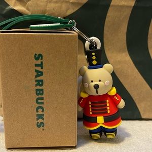 Starbucks Mexico 2023 Christmas Bear Key chain
